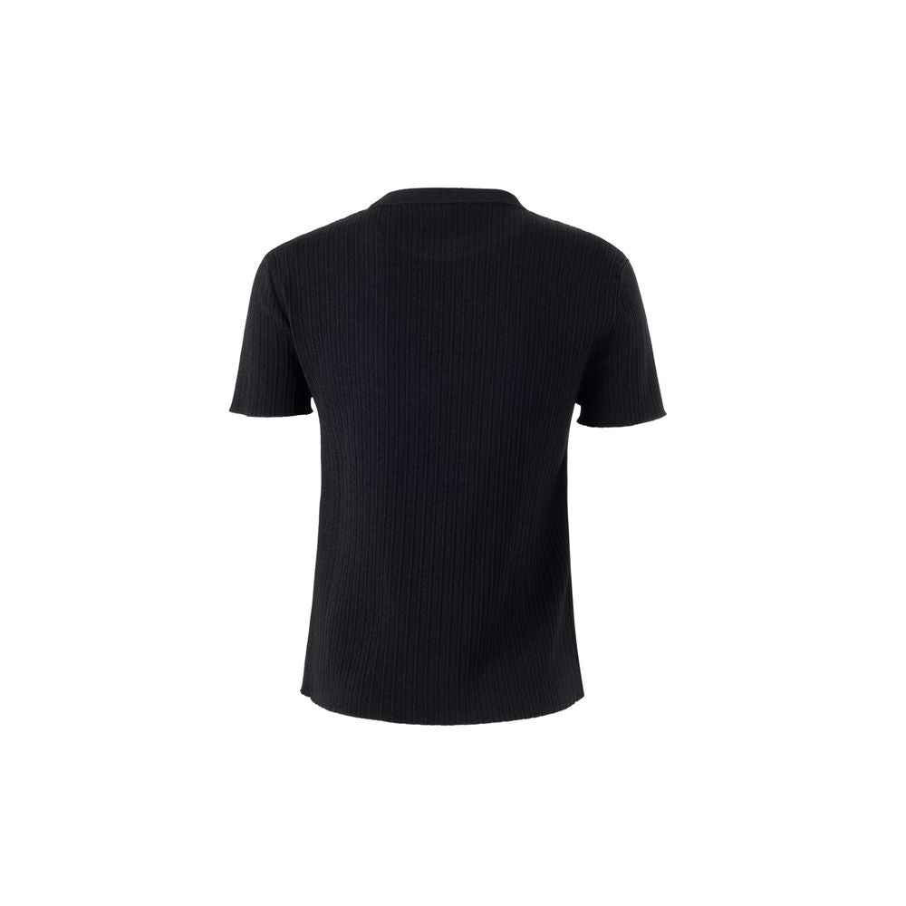 Sweater by Tom Ford for women in polyamide polyester silk black features an tactile silhouette, showcasing a sophisticated and tactile for a refined finish.