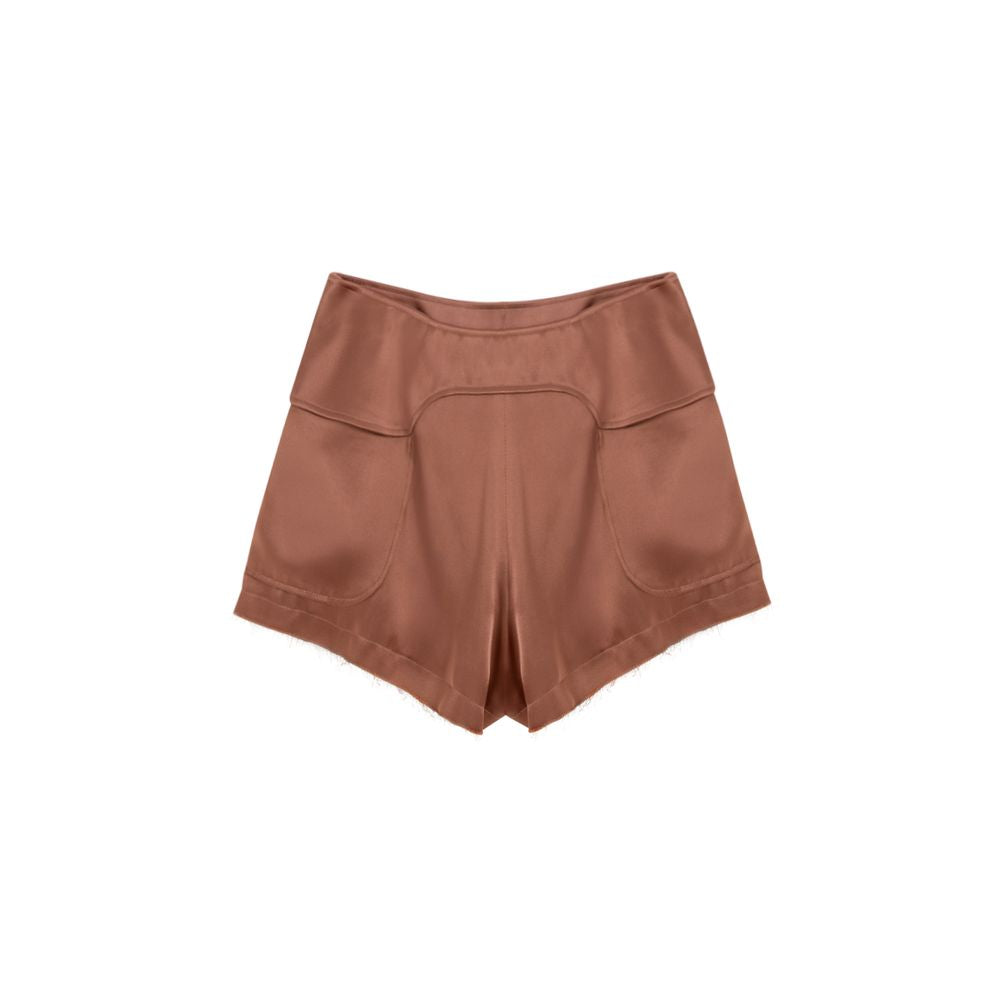 Shorts by Tom Ford for women in viscose silk satin pink features a stylish and short cut with a stylish .