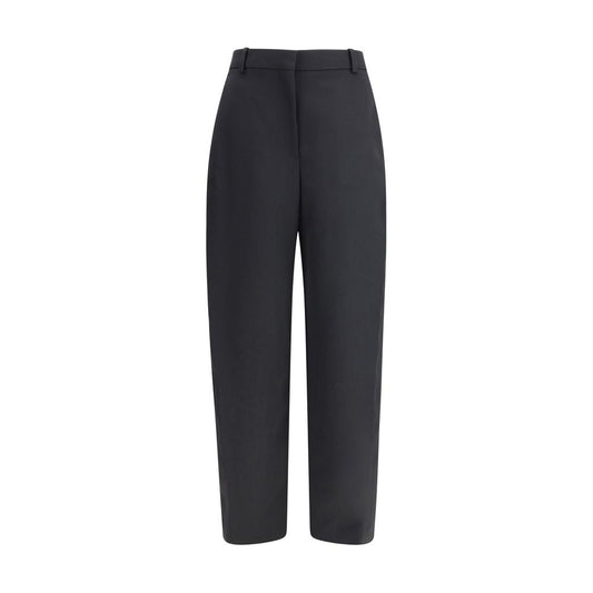 Pants by Givenchy for women in wool black features a sleek silhouette with a sleek regular-fit, a refined long, and a sophisticated finish.