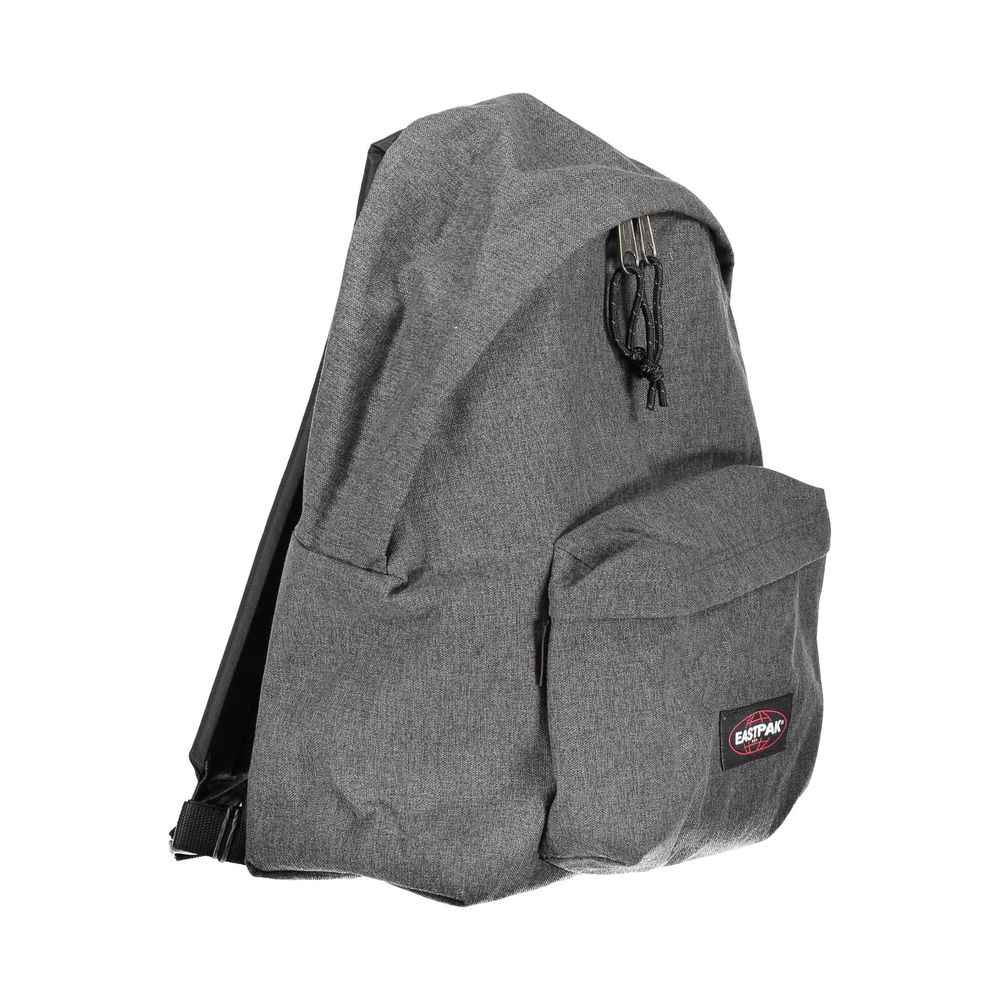Backpack by Eastpak for men in polyester gray showcases a stately Polyester Backpack design, featuring a secure zipper with stately and versatile backpack-strap & adjustable-strap.