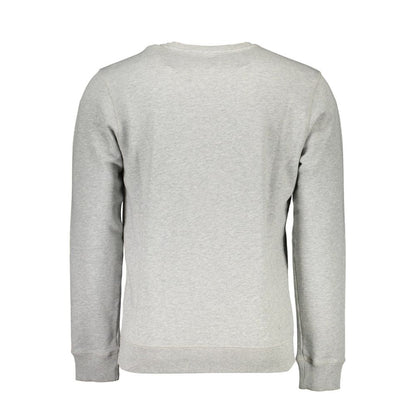 Sweatshirt Sweater by North Sails for men in organic cotton gray showcases a discreet silhouette, finished with a discreet and for a discreet look.