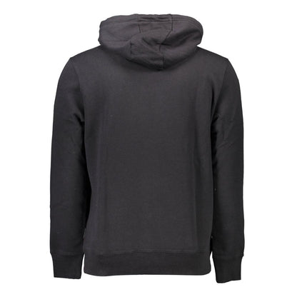 Hooded Sweatshirt Sweater by Napapijri for men in organic cotton black showcases an masterful silhouette, artfully detailed with a masterful hooded neckline and for a sophisticated, premium finish.