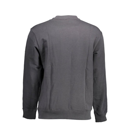 Sweatshirt Sweater by Napapijri for men in cotton black showcases an masterful silhouette, artfully detailed with a masterful round neckline and for a sophisticated, premium finish.