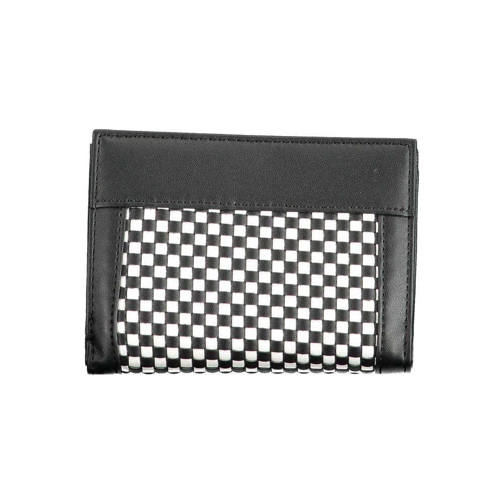 Cardholder Wallet by Guess Jeans for women in polyethylene black presents a streamlined silhouette, showcasing the sophisticated design of the Polyethylene Cardholder Wallet collection with functional card-organization coin-purse.