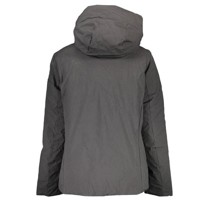 This Hooded Jacket by North Sails for women in polyester black showcases a magnificent silhouette, meticulously crafted with a distinctive and functional pockets & hooded for a magnificent finish.