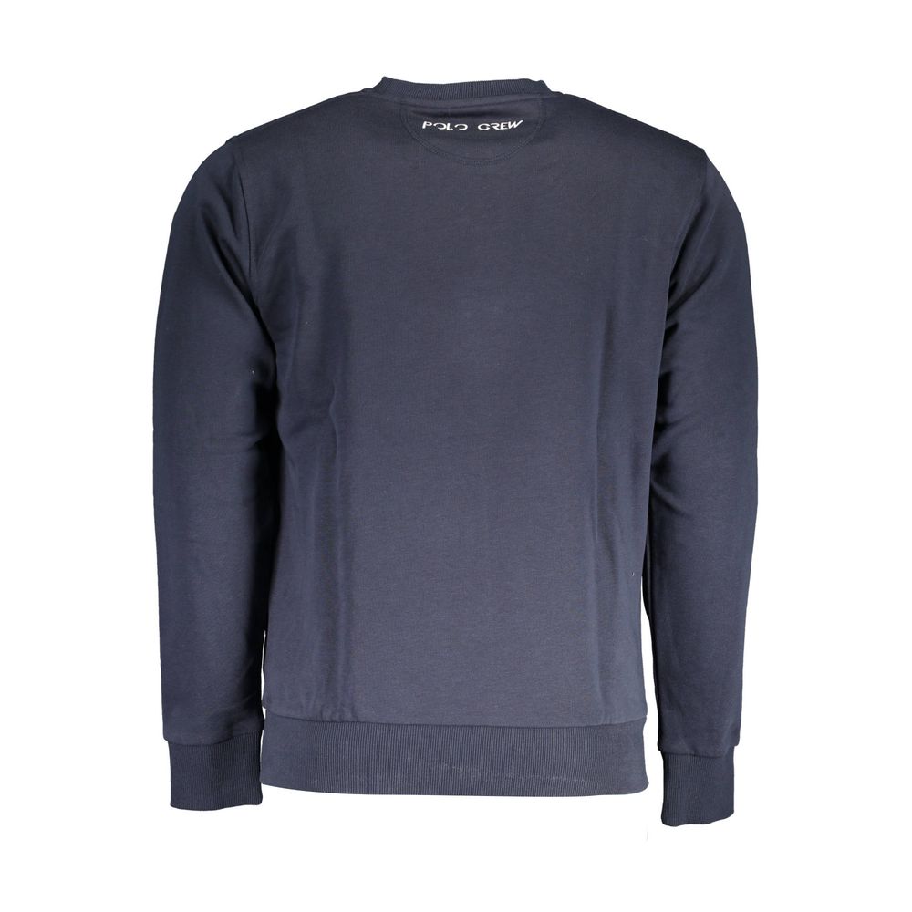 Sweatshirt Sweater by La Martina for men in cotton blue features an tactile silhouette, showcasing a sophisticated and tactile for a refined finish.
