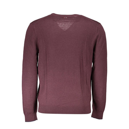 Sweater by Napapijri for men in wool red showcases an masterful silhouette, artfully detailed with a masterful and for a sophisticated, premium finish.