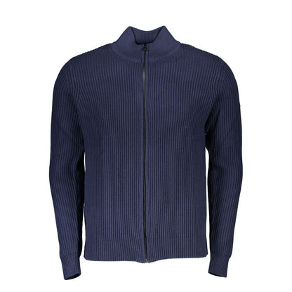 Sweater by North Sails for men in cotton blue features an polished silhouette, showcasing refined long-sleeve and a sophisticated for a truly polished finish.