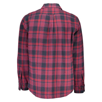 Shirt by Gant for men in cotton purple features an architectural silhouette with a refined and elegant for a architectural look.