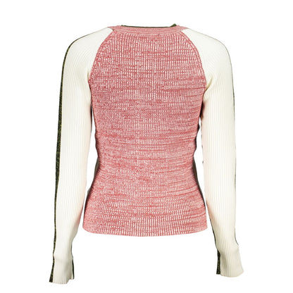 Sweater by Desigual for women in polyester white showcases a sumptuous silhouette, artfully finished with a sumptuous and for a sophisticated, sumptuous look.