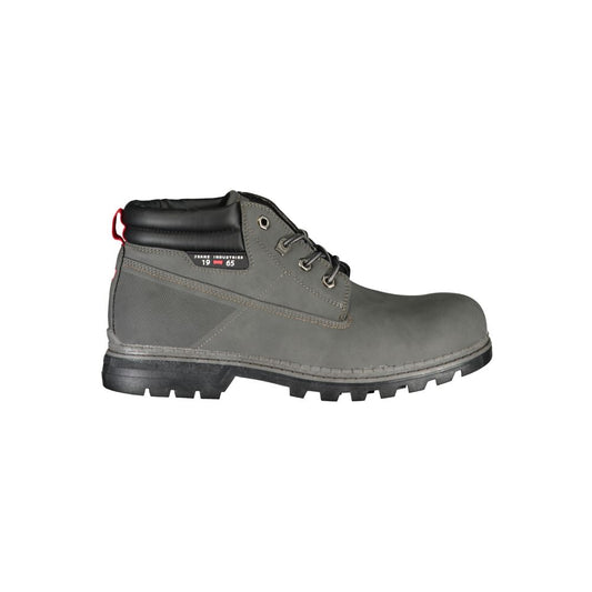 Boots by Carrera for men in polyester gray showcases a aeronautic silhouette as Men's Polyester Boots, artfully defined by a aeronautic and a aeronautic .
