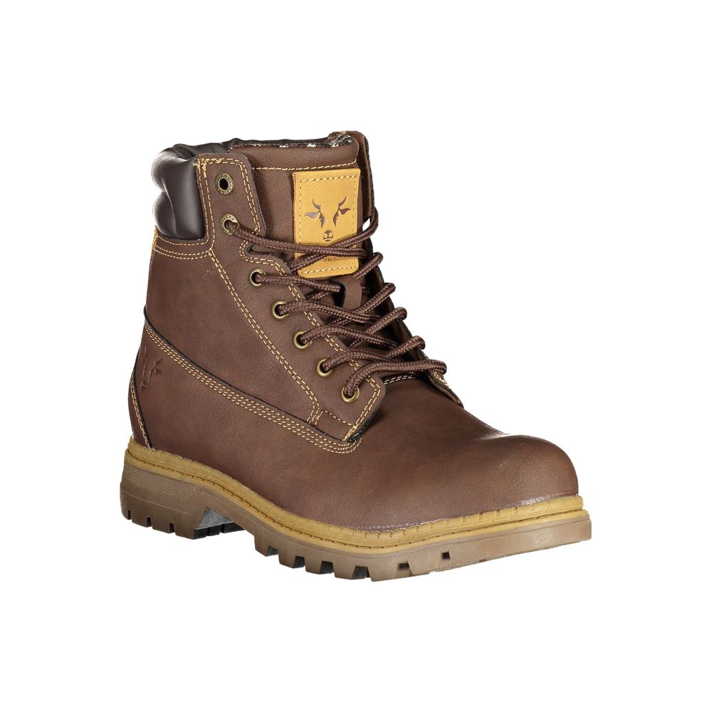 Boots by Carrera for women in polyester brown showcases a ergonomic silhouette from the Women's Polyester Boots collection, featuring a ergonomic and a ergonomic .