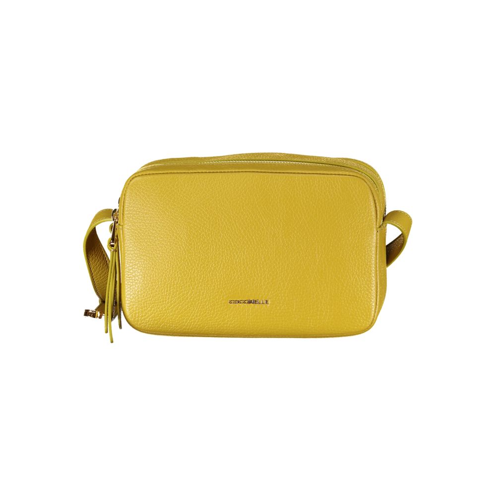 Crossbody Handbag by Coccinelle for women in leather green features a ornamental silhouette, showcasing a secure zipper, ample built-in-compartments, and ornamental crossbody-strap, shoulder-strap & adjustable-strap for a sophisticated look.