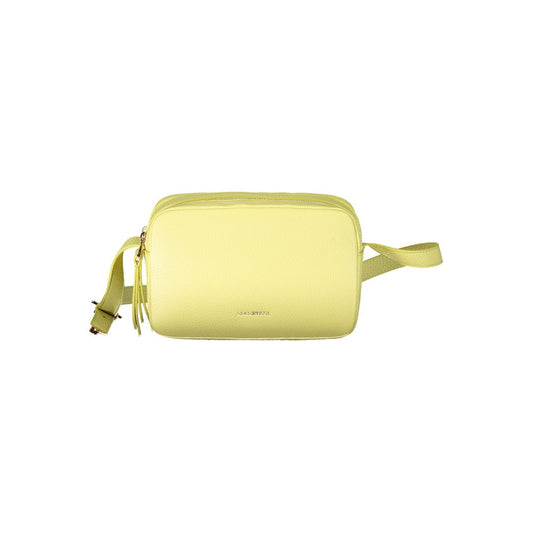 Coccinelle Leather Crossbody Handbag - Yellow