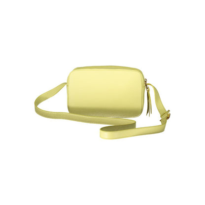 Coccinelle Leather Crossbody Handbag - Yellow