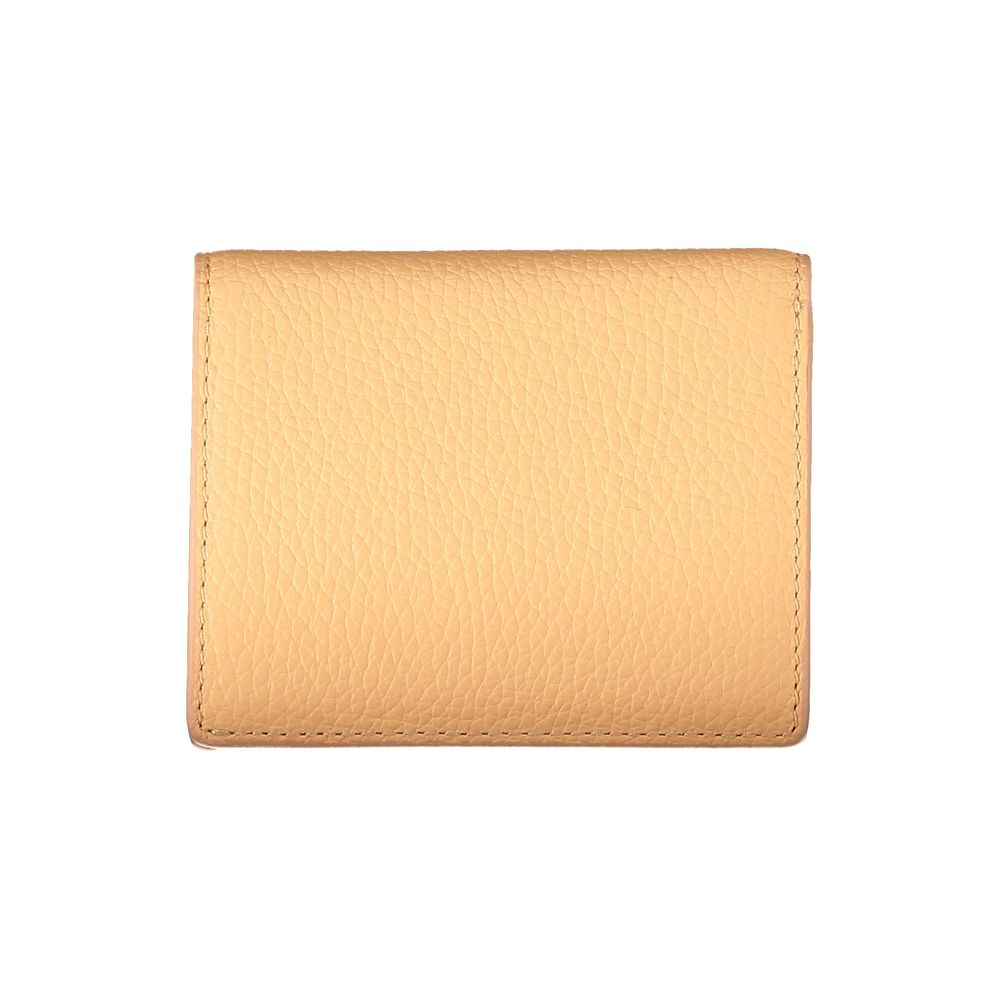 Wallet by Coccinelle for women in leather orange features a streamlined silhouette, showcasing the streamlined Leather Wallet design with sophisticated coin-purse for a premium look.
