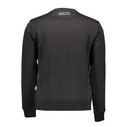 This Sweatshirt Sweater by Plein Sport for men in cotton black presents a understated silhouette, featuring a sophisticated round neckline and for a understated finish.