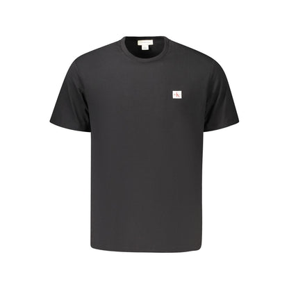 Calvin Klein Men's Short-Sleeve Crew Neck Cotton T-Shirt - Black
