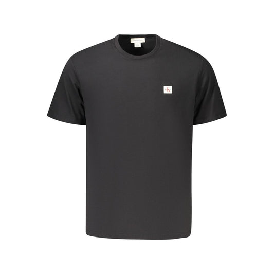 Calvin Klein Men's Short-Sleeve Crew Neck Cotton T-Shirt - Black