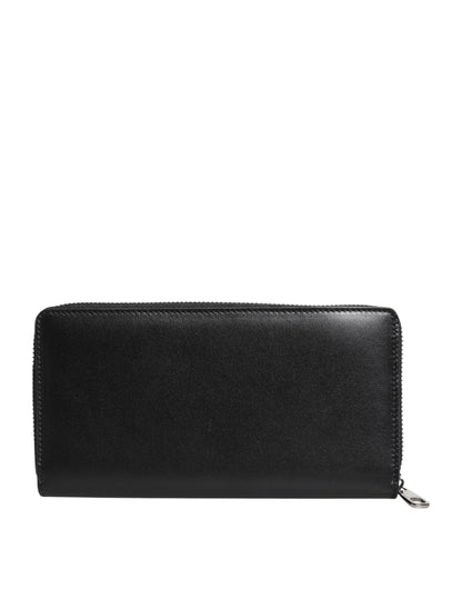 Cardholder Wallet by Dolce & Gabbana for men in exotic leather black, green & signature showcases a refined silhouette, artfully detailed with the signature style of the Exotic Leather Cardholder Wallet and functional card-organization.