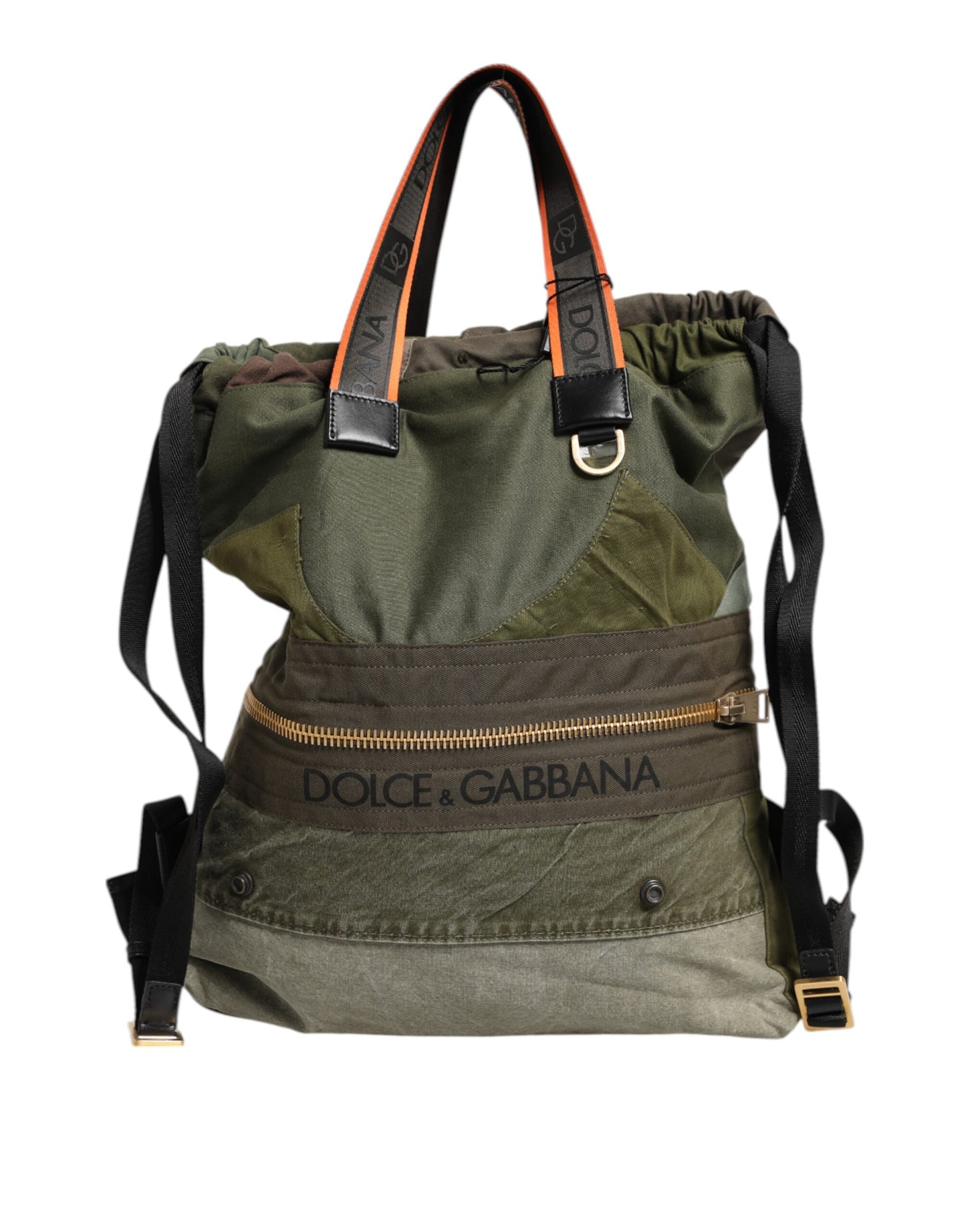 Backpack by Dolce & Gabbana for men in calfskin & ostrich leather green & signature features a stately Calfskin Ostrich Leather Backpack design, showcasing a secure zipper, ample cardholder & coin-purse, and versatile backpack-strap for a stately finish.
