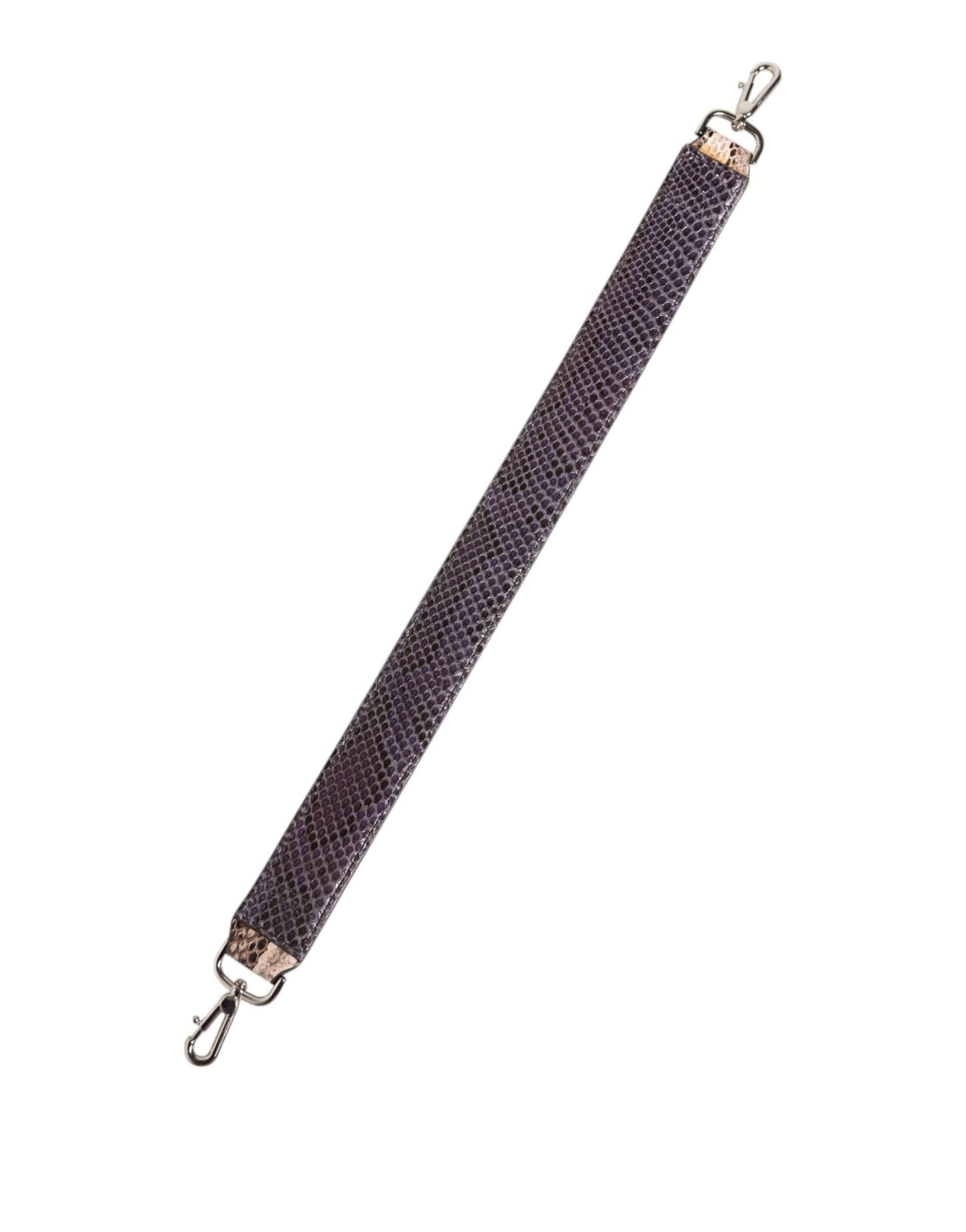 Shoulder Strap by Dolce & Gabbana for women in python leather beige, brown & silver features an stylish design, beautifully completing the signature look of the Python Leather Shoulder Strap.