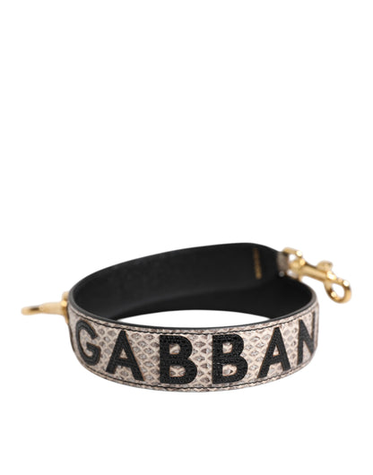 Shoulder Strap by Dolce & Gabbana for women in ayers calf leather gold & multicolor features an stylish design, beautifully completing the signature look of the Ayers Calf Leather Shoulder Strap.