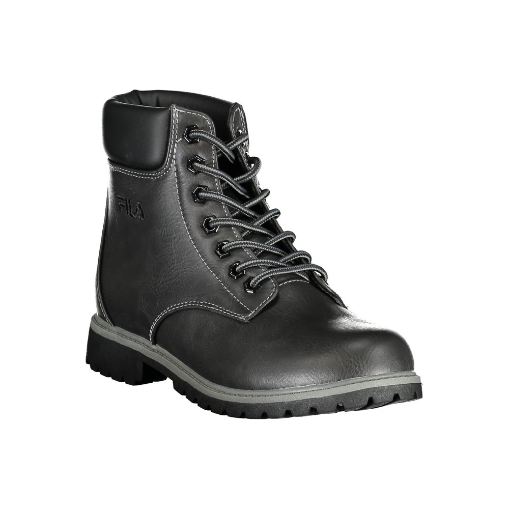 Boots by Fila for women in polyester black features an high-performance design from the Women's Polyester Boots collection, highlighting a high-performance and for a refined look.