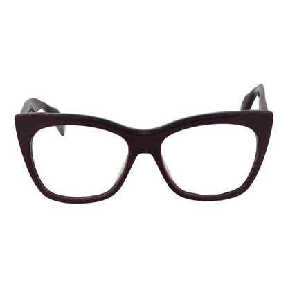 Eyeglasses Frames by Yohji Yamamoto for unisex in acetate purple features a refined silhouette, showcasing a refined purple coloured frame and full-frame frame design for a sophisticated, premium look.