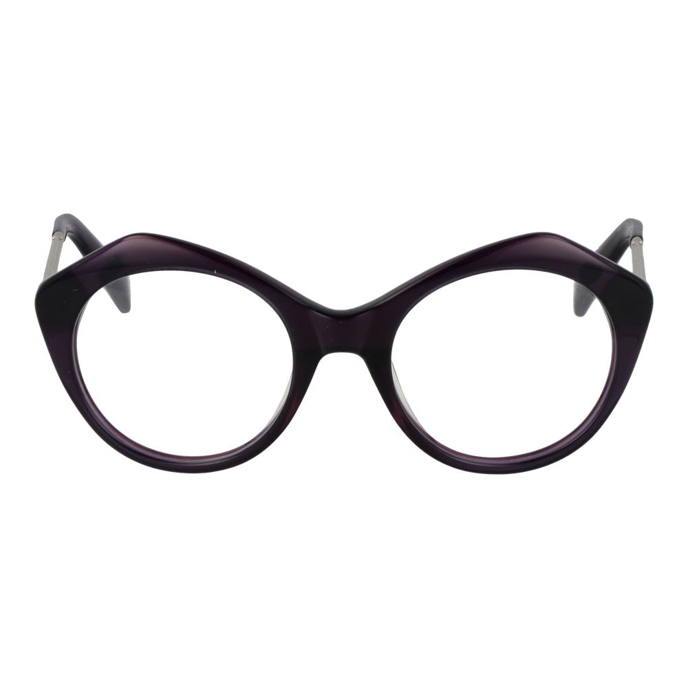 Eyeglasses Frames by Yohji Yamamoto for women in metal purple showcases a refined full-frame frame design with a refined purple coloured frame finish for a refined and sophisticated look.