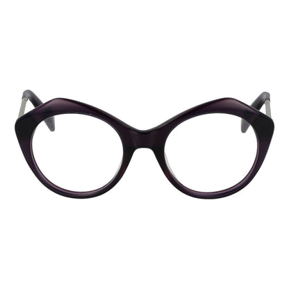 Eyeglasses Frames by Yohji Yamamoto for women in metal purple showcases a refined full-frame frame design with a refined purple coloured frame finish for a refined and sophisticated look.