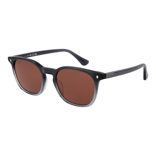 This Sunglasses by Web for men in acetate gray presents a sumptuous silhouette, showcasing a sumptuous full-rim round frame design in gray coloured frame and high-performance non-polarized category-3-dark-tint lens.