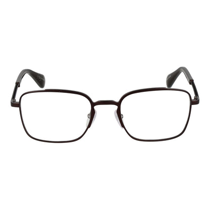 Eyeglasses Frames by Yohji Yamamoto for men in metal bronze showcases a refined full-frame frame design with a refined bronze coloured frame finish for a refined and sophisticated look.