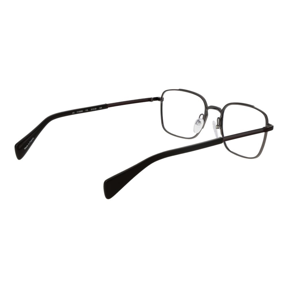 Eyeglasses Frames by Yohji Yamamoto for men in metal bronze showcases a reflective silhouette, artfully incorporating a sophisticated bronze coloured frame with a distinct full-frame frame design.