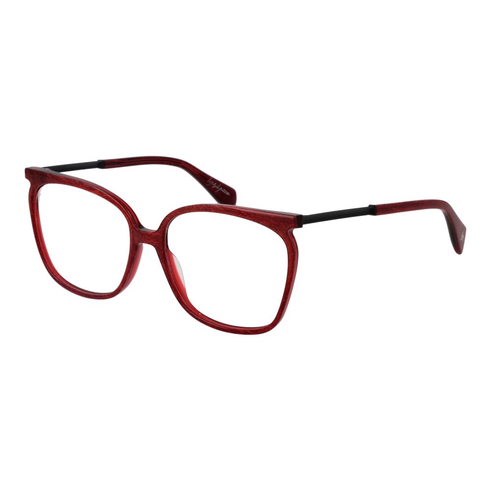 Eyeglasses Frames by Yohji Yamamoto for women in metal red features a refined silhouette, showcasing a refined red coloured frame and full-frame frame design for a sophisticated, premium look.