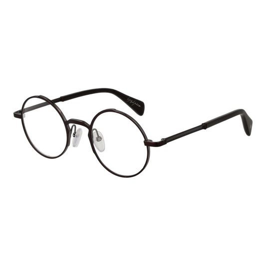 Eyeglasses Frames by Yohji Yamamoto for men in metal bronze features an refined silhouette, showcasing the refined bronze coloured frame and sophisticated full-frame frame design.