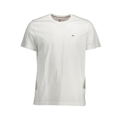 Tommy Hilfiger Men's Short-Sleeve Crew Neck Organic Cotton T-Shirt - White