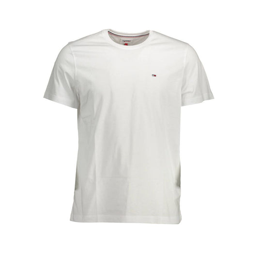Tommy Hilfiger Men's Short-Sleeve Crew Neck Organic Cotton T-Shirt - White