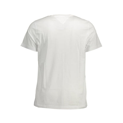 Tommy Hilfiger Men's Short-Sleeve Crew Neck Organic Cotton T-Shirt - White