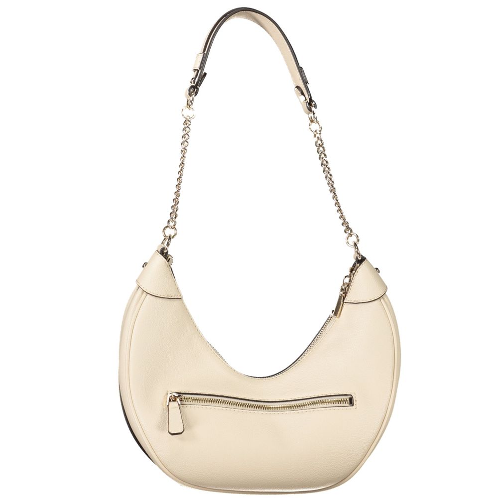 Handbag by Guess Jeans for women in polyethylene beige features a exquisite silhouette, showcasing a secure zipper and exquisite external-pockets & internal-pockets with versatile handle for a exquisite finish.