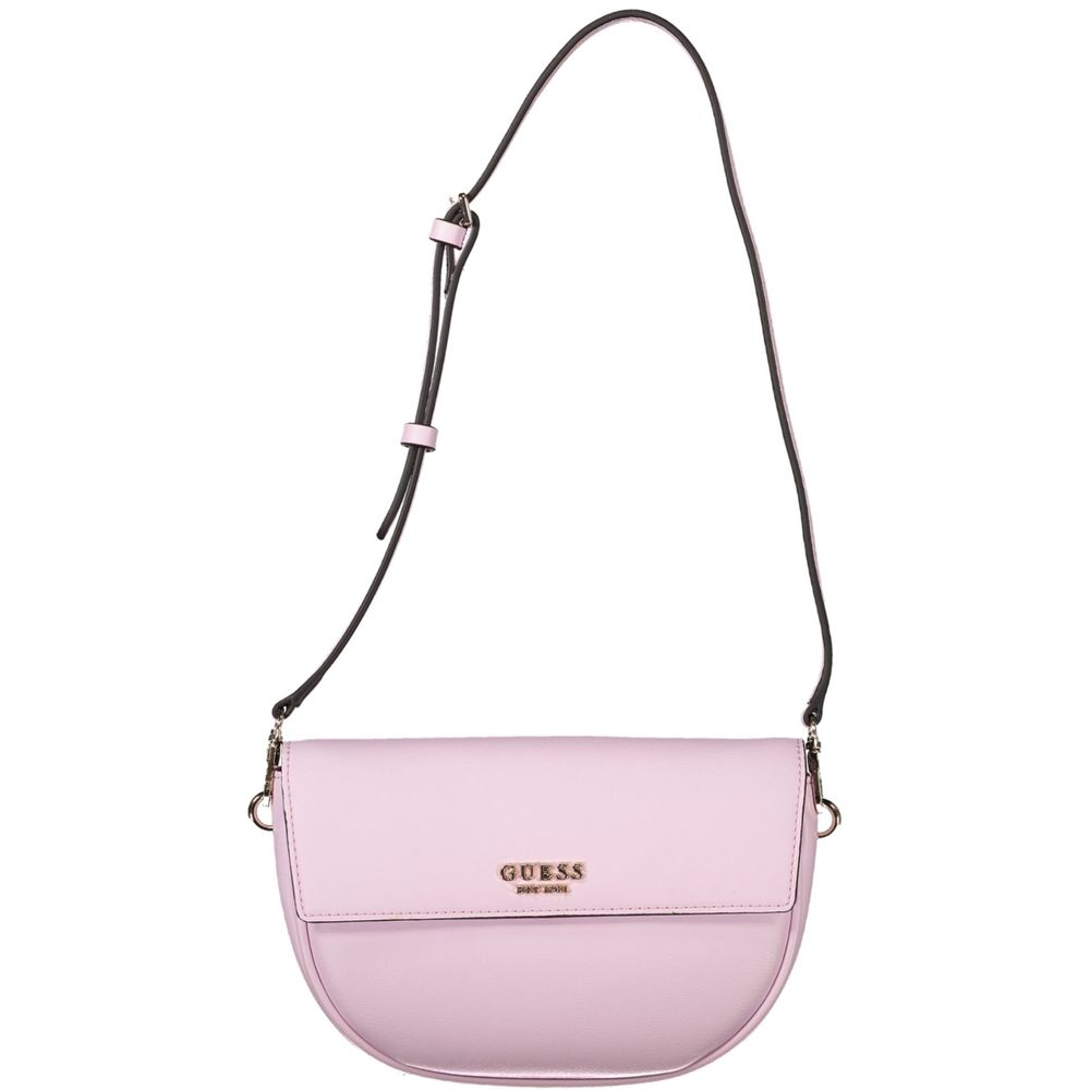 Handbag by Guess Jeans for women in polyethylene pink features a exquisite silhouette, showcasing a secure zipper and exquisite internal-pockets & cardholder with versatile shoulder-strap & adjustable-strap for a exquisite finish.