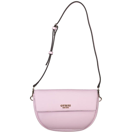 Handbag by Guess Jeans for women in polyethylene pink features a exquisite silhouette, showcasing a secure zipper and exquisite internal-pockets & cardholder with versatile shoulder-strap & adjustable-strap for a exquisite finish.
