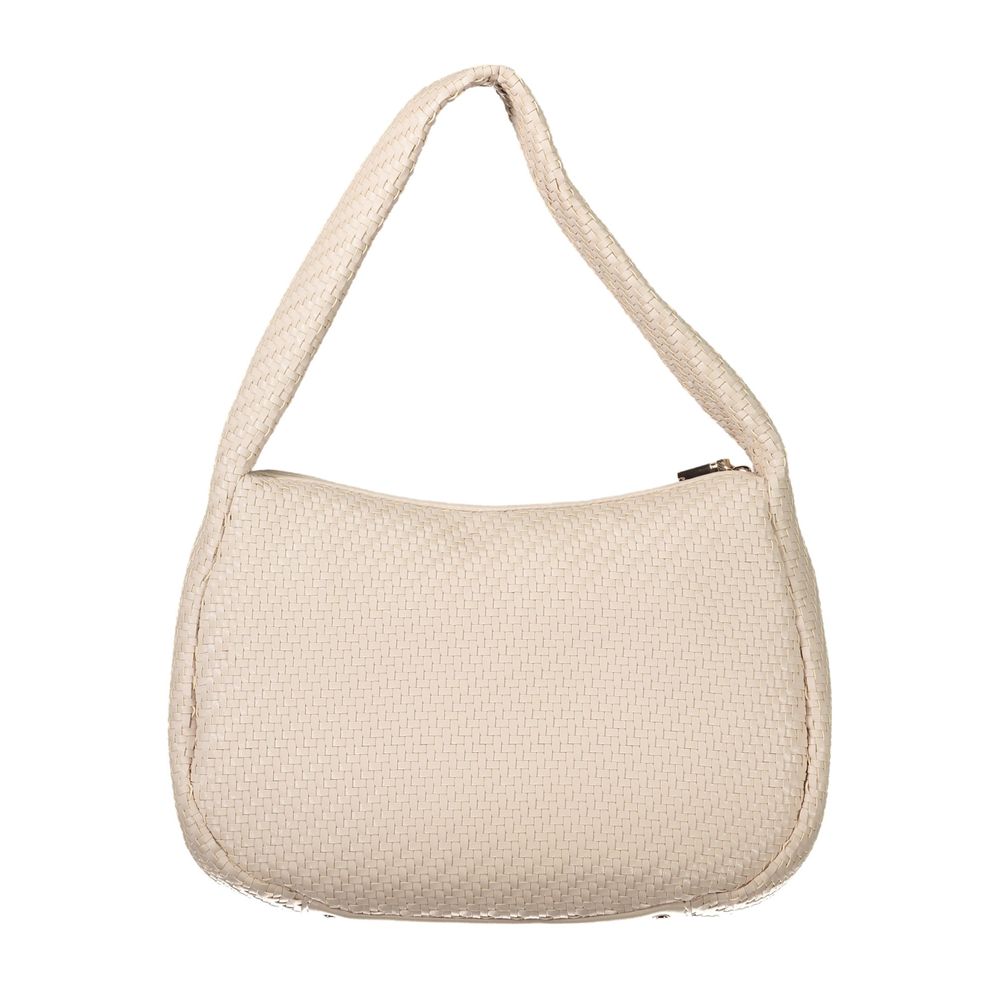 Handbag by Guess Jeans for women in polyethylene pink features a ornamental silhouette, showcasing a secure zipper, ample document-holder, and ornamental for a sophisticated look.