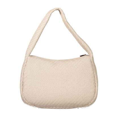 Handbag by Guess Jeans for women in polyethylene pink features a ornamental silhouette, showcasing a secure zipper, ample document-holder, and ornamental for a sophisticated look.