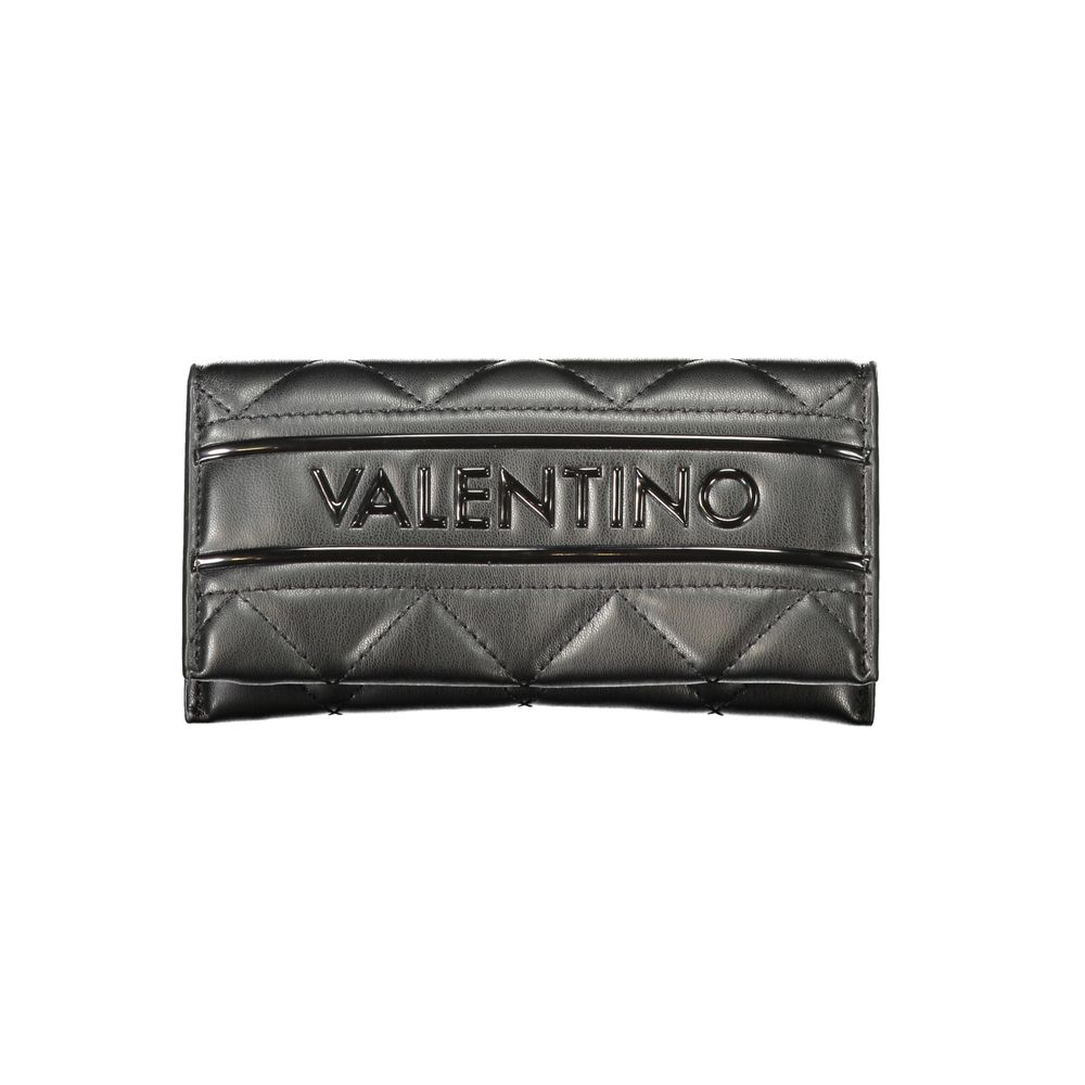 Wallet by Mario Valentino for women in polyethylene & polyurethane black & signature presents a architectural silhouette from the Polyethylene & Polyurethane Wallet collection, showcasing architectural coin-purse for a architectural finish.