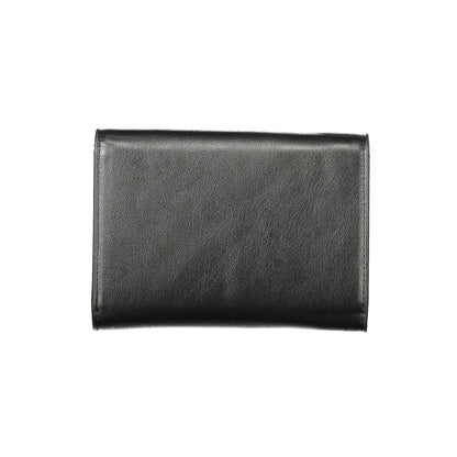 Mario Valentino Polyethylene Cardholder Wallet - Black Signature