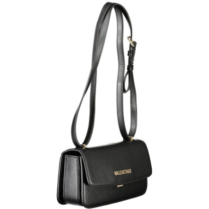 This Shoulder Handbag by Mario Valentino for women in polyethylene and black presents a sculptural silhouette featuring a secure zipper, ample external-pockets & internal-pockets, and versatile shoulder-strap & adjustable-strap for a sculptural finish.