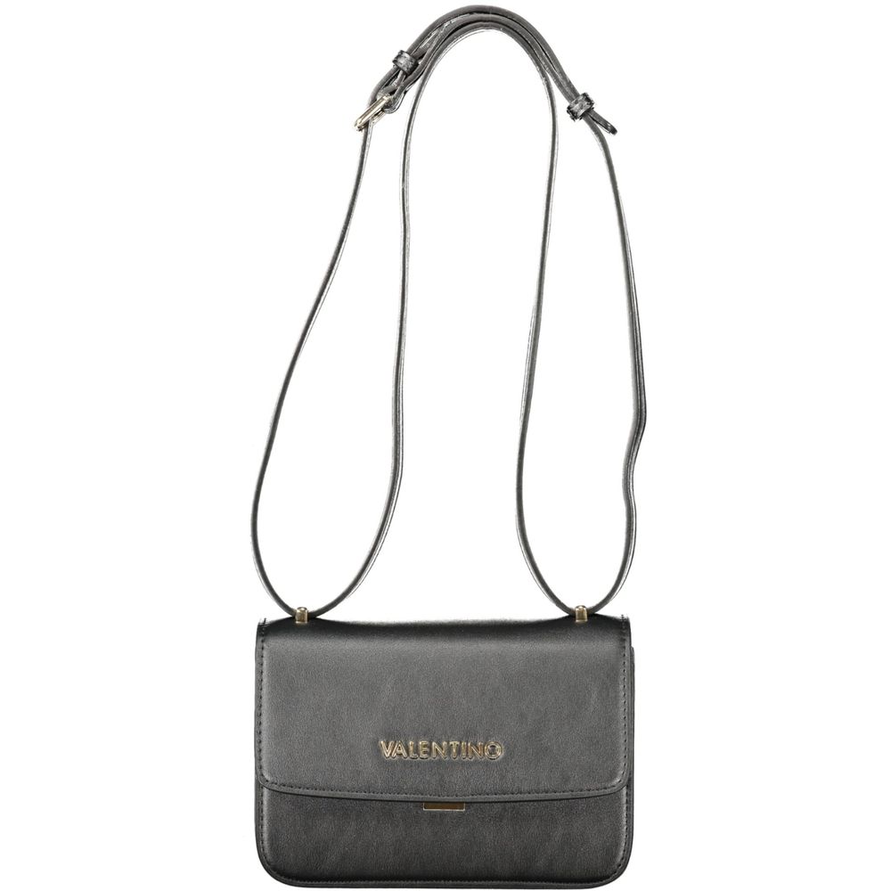 Evening Handbag by Mario Valentino for women in polyethylene black features a refined silhouette, showcasing a secure , organized internal-pockets, and versatile shoulder-strap & adjustable-strap for a refined finish.
