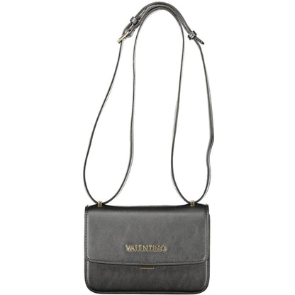 Evening Handbag by Mario Valentino for women in polyethylene black features a refined silhouette, showcasing a secure , organized internal-pockets, and versatile shoulder-strap & adjustable-strap for a refined finish.