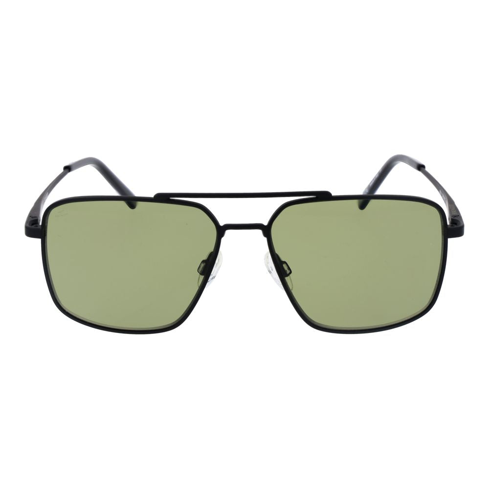 Sunglasses by Serengeti for men in metal black showcases a ethereal silhouette, featuring black coloured frame aviator full-rim frame design with photochromatic polarized category-2-medium-tint lens for a ethereal finish.